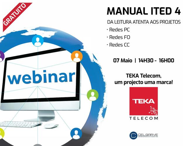 Teka Portugal irá realizar um Webinar gratuito no dia 07 de maio!