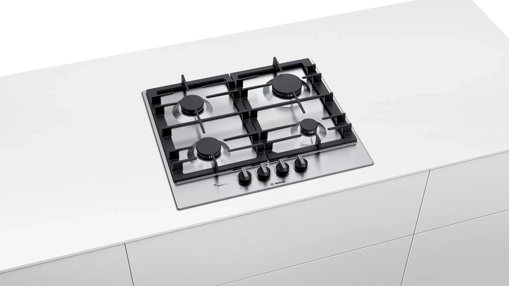 Serie 6 Placa a gás 60 cm Inox Serie 6 Placa a gás 60 cm Inox
