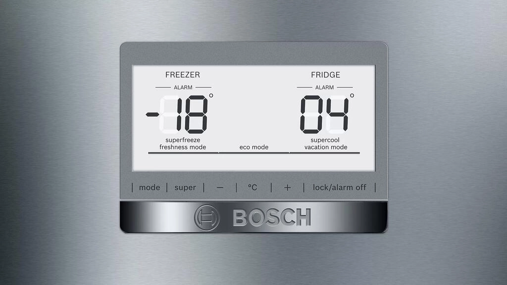 Serie 6 Combinado de instalação livre 204x60 Inox Serie 6 Combinado de instalação livre 204x60 Inox