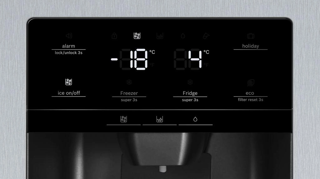 Serie 6 Frigorífico Americano 178.7x90.8 cm Inox Serie 6 Frigorífico Americano 178.7x90.8 cm Inox