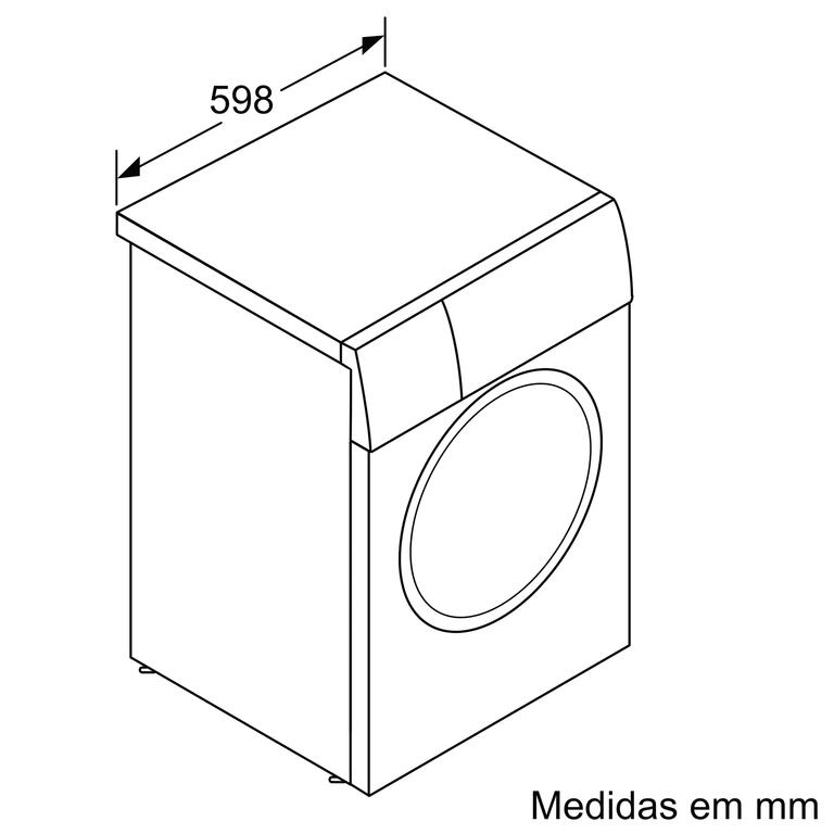 Serie 4 Máquina de Lavar Roupa, 7 kg 1200 rpm, inox Serie 4 Máquina de Lavar Roupa, 7 kg 1200 rpm, inox