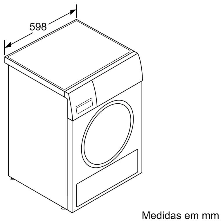 Serie 6 Máquina de Secar Roupa, Bomba de Calor 9 kg Inox Serie 6 Máquina de Secar Roupa, Bomba de Calor 9 kg Inox