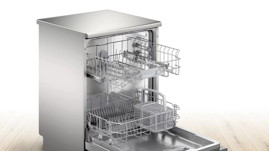 Serie 2 Máquina de Lavar Loiça, Instalação Livre 60 cm Inox Serie 2 Máquina de Lavar Loiça, Instalação Livre 60 cm Inox