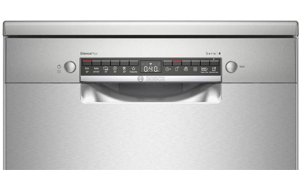 Serie 4 Máquina de Lavar Liça, Instalação Livre 60 cm Inox Serie 4 Máquina de Lavar Liça, Instalação Livre 60 cm Inox