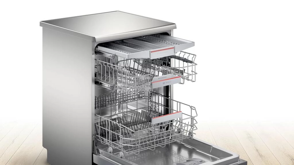 Serie 4 Máquina de Lavar Liça, Instalação Livre 60 cm Inox Serie 4 Máquina de Lavar Liça, Instalação Livre 60 cm Inox