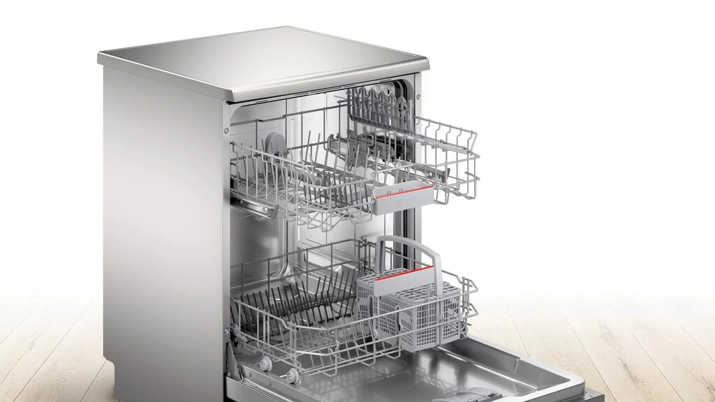 Serie 4 Máquina de Lavar Loiça, Instalação Livre 60 cm Inox Serie 4 Máquina de Lavar Loiça, Instalação Livre 60 cm Inox