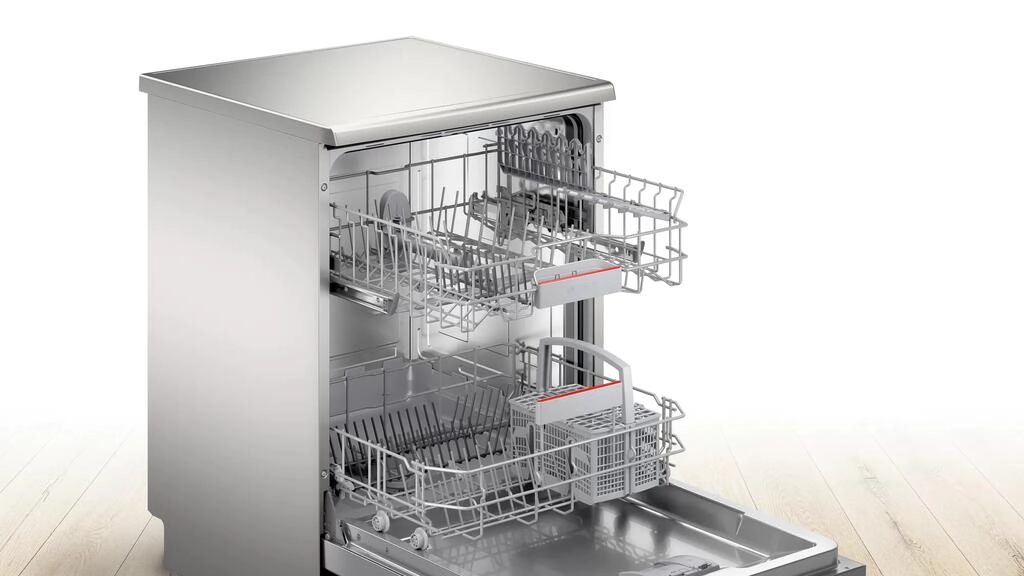Serie 4 Máquina de Lavar Loiça, Instalação Livre 60 cm Inox Serie 4 Máquina de Lavar Loiça, Instalação Livre 60 cm Inox