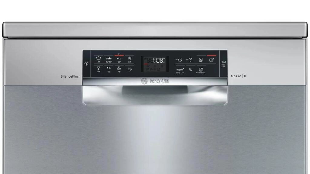 Serie 6 Máquina de Lavar Loiça, Instalação Livre 60 cm Inox Serie 6 Máquina de Lavar Loiça, Instalação Livre 60 cm Inox