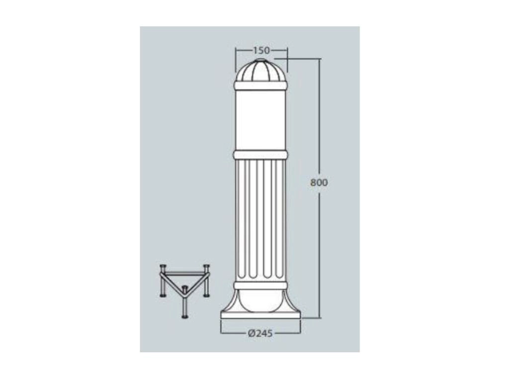 Poste Sauro 80cm Poste Sauro 80cm