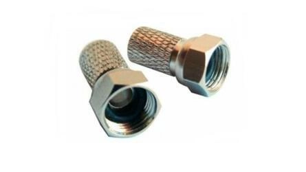 Ficha F Rosca c/Oring  RG6