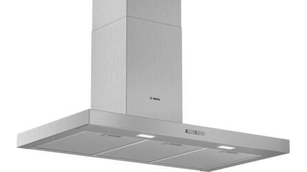 Serie 2 Chaminé de parede 90 cm Inox