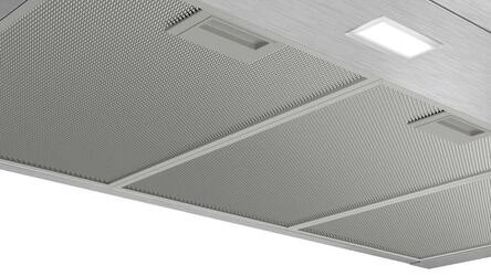 Serie 2 Chaminé de parede 90 cm Inox