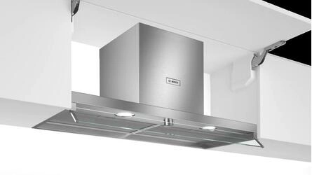 Serie 4 Chaminé com design integrado 90 cm Inox
