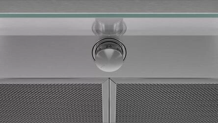Serie 4 Chaminé com design integrado 90 cm Inox