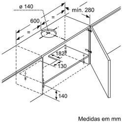 Serie 4 Exaustor telescópico 60 cm Prateado