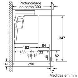 Serie 4 Exaustor telescópico 90 cm Prateado metálico