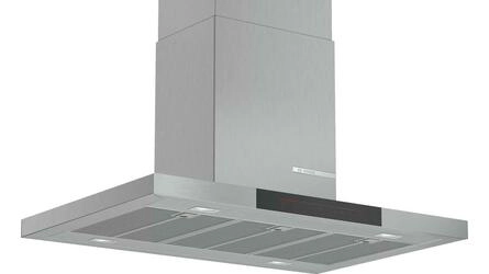 Serie 6 Chaminé de ilha 90 cm Inox