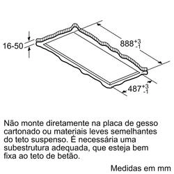 Serie 6 Exaustor de teto 90 cm Inox