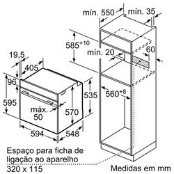 Serie 6 Forno micro-ondas 60x45 Inox