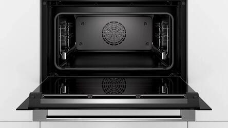 Serie 8 Forno compacto c/ função micro-ondas 60x45 cm Inox