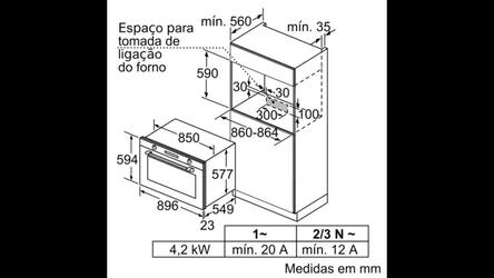 Serie 6 Forno integrável 90x60 Inox