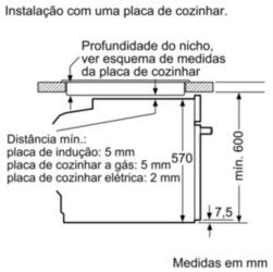  Serie 8 Forno integrável 60x60 Inox