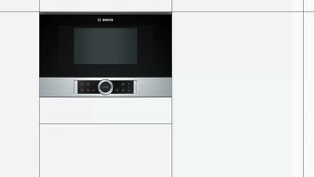 Serie 8 Micro-ondas integrável 60x38 Inox