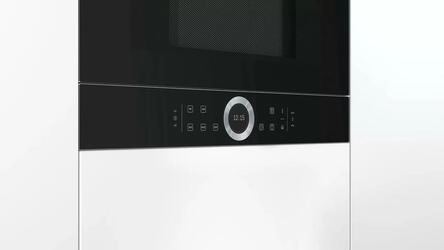 Serie 8 Micro-ondas integrável 60x38 Preto