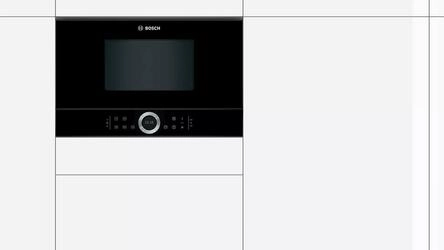 Serie 8 Micro-ondas integrável 60x38 Preto