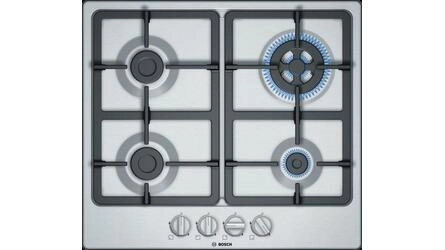 Serie 4 Placa a gás 60 cm Inox