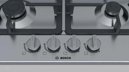 Serie 4 Placa a gás 60 cm Inox