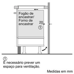 Serie 6 Dominó de indução 30 cm Preto