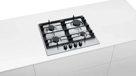 Serie 6 Placa a gás 60 cm Inox
