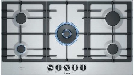 Serie  6 Placa a gás 90 cm Inox