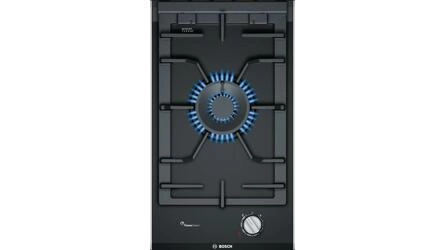 Serie 8 Dominó a gás 30 cm Vidro, Preto