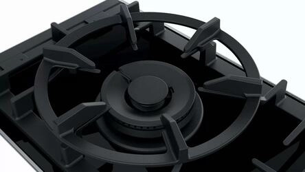 Serie 8 Dominó a gás 30 cm Vidro, Preto