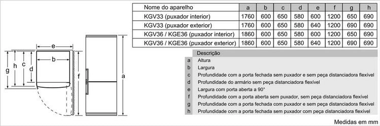 Serie 4 Combinado de instalação livre 176x60 cm Branco