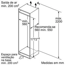 Serie 4 Combinado integrável 177.2x54.1 cm