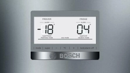 Serie 6 Combinado de instalação livre 204x60 Inox 