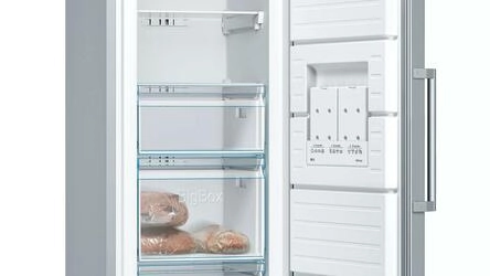Serie 4 Congelador de instalação livre 186x60 cm Inox