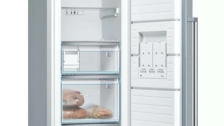 Serie 6 Congelador de instalação livre 186x60 cm Inox 