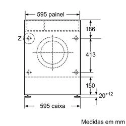 Serie 4 Máquina de Lavar e Secar Roupa 7/4 kg 1200 rpm