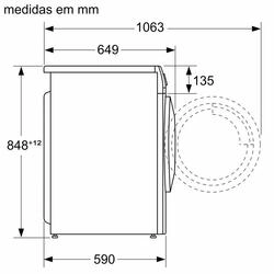 Serie 4 Máquina de Lavar e Secar Roupa 8/5 kg 1400 rpm