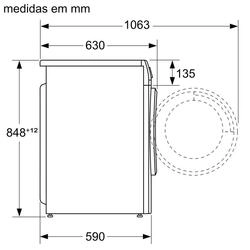 Serie 4 Máquina de Lavar e Secar Roupa 8/5 kg 1400 rpm