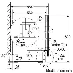 Serie 6 Máquina de Lavar e Secar Roupa 7/4 kg 1400 rpm