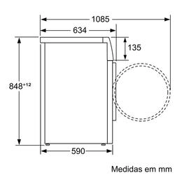 Serie 6 Máquina de Lavar e Secar Roupa  7/4 kg 1400 rpm