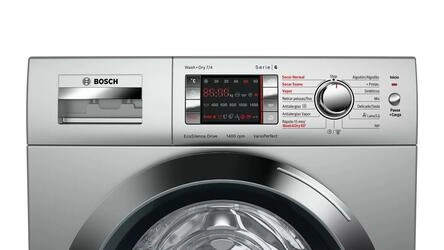 Serie  6 Máquina de Lavar e Secar Roupa7/4 kg 1400 rpm, Inox