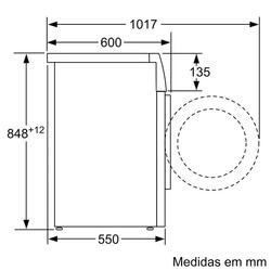 Serie 4 Máquina de Lavar Roupa, 8 kg 1200 rpm