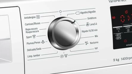 Serie 6 Máquina de Lavar Roupa, 9 kg 1400 rpm