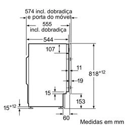 Serie 6 Máquina de lavar roupa de integrar, 7 kg 1200 rpm
